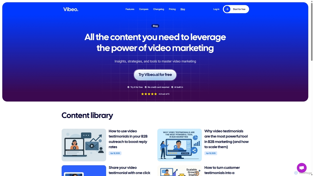 Blog - Vibeo.ai for Vibeo