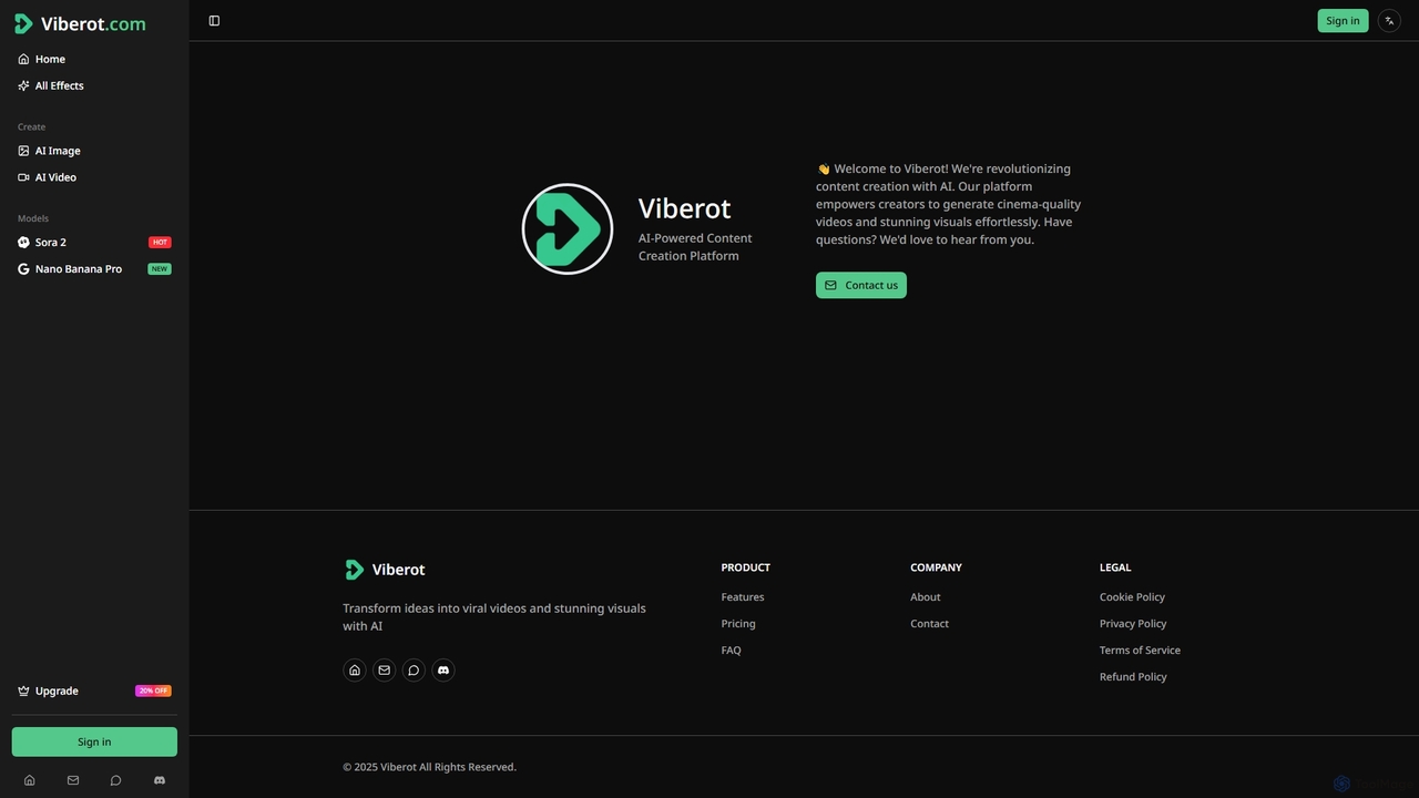 About | Viberot - AI Video & Image Generator | Create Viral Content in Minutes for Viberot