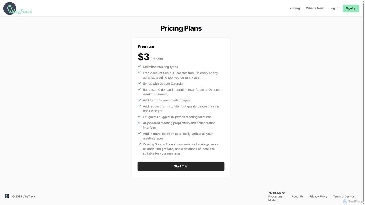 VibeTrack - Scheduling for Podcasters for VibeTrack