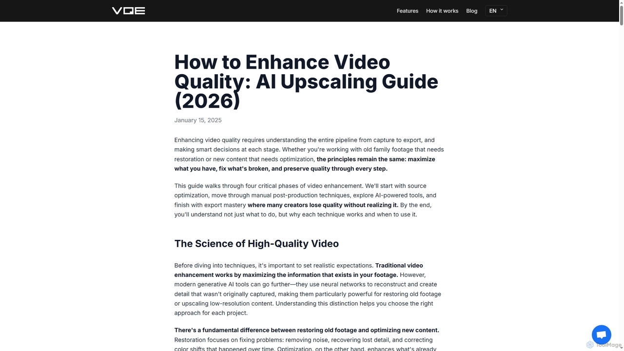 How to Enhance Video Quality: AI Upscaling Guide (2026) for Video Quality Enhancer