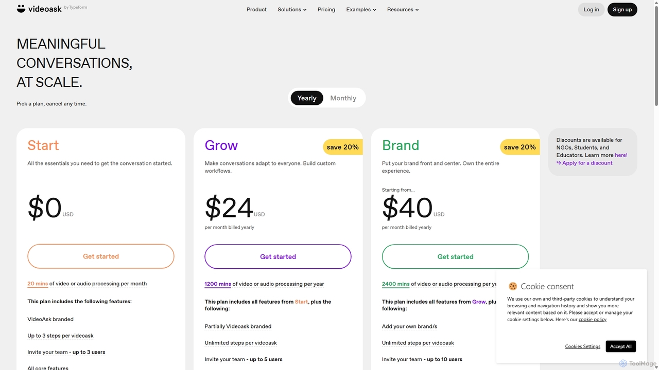 Pricing | VideoAsk (by Typeform) for VideoAsk