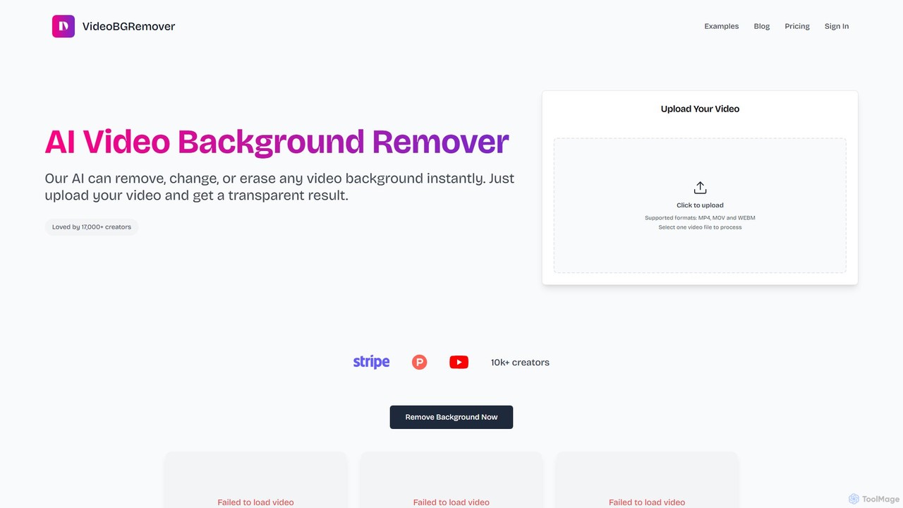 VideoBGRemover