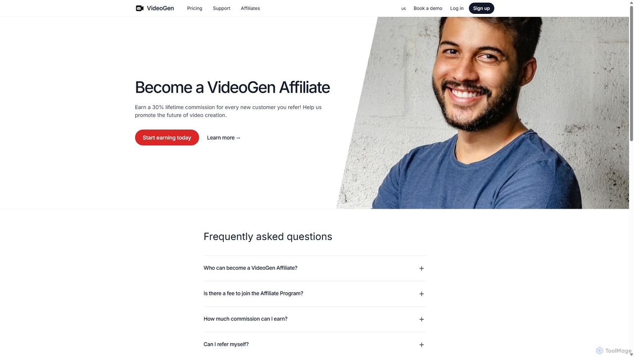 VideoGen Affiliate Program for VideoGen