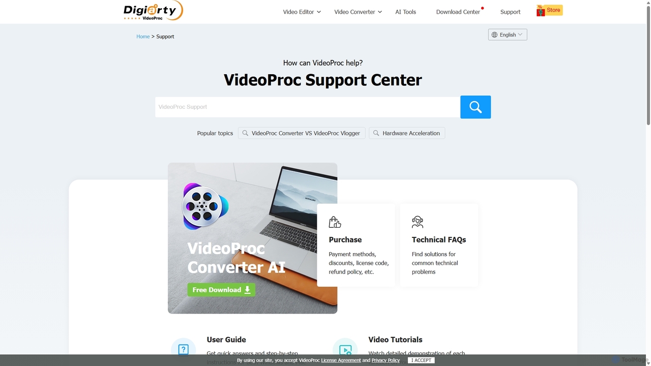 VideoProc Support Center - Refund Policy, Sales and Technical FAQs for VideoProc