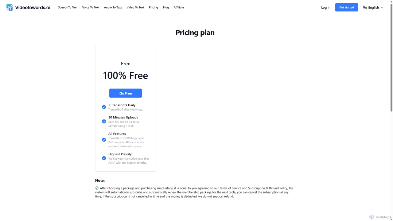 #1 AI Speech To Text Tool: Transcribe Audio & Video To Text for VideoToWords