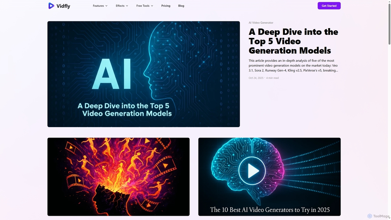 Vidfly Blog: Latest AI Video Generation Updates and Insights for Vidfly