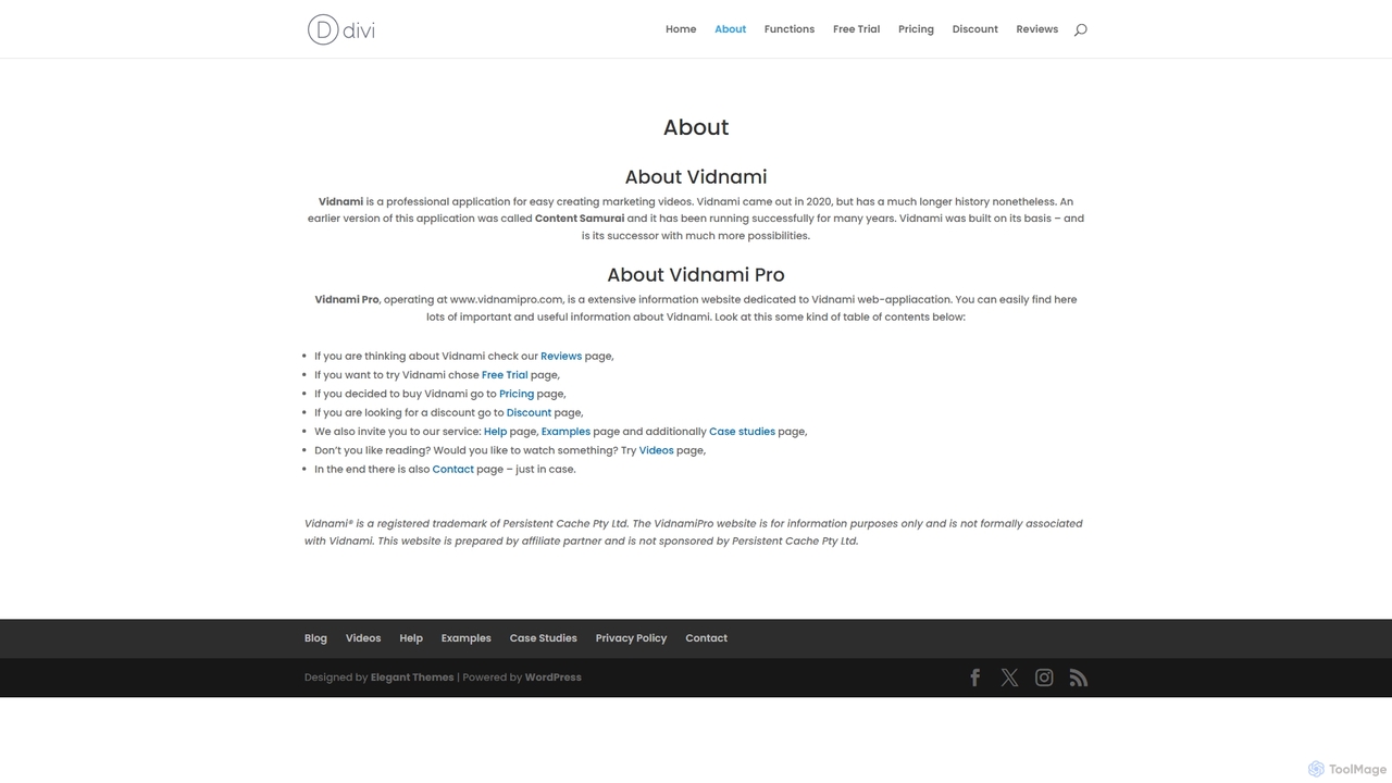 About - Vidnami Pro for Vidnami