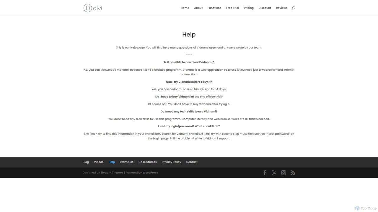Help - Vidnami Pro for Vidnami