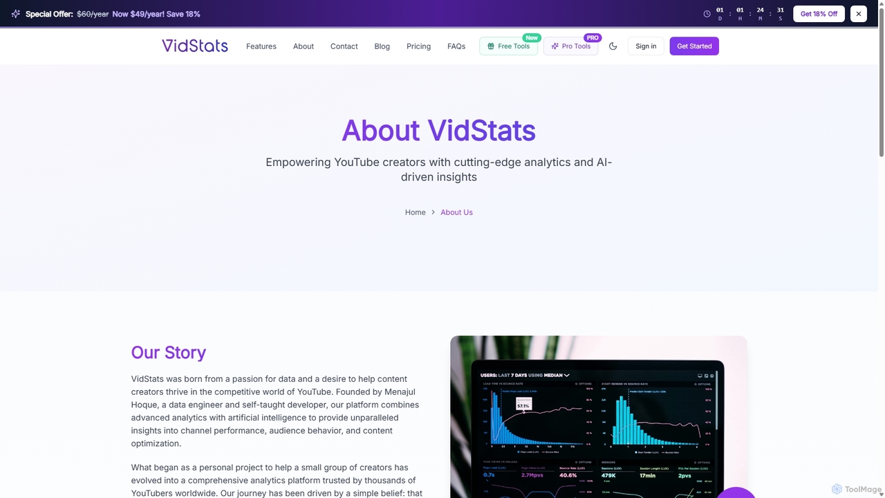 About VidStats | VidStats for VidStats