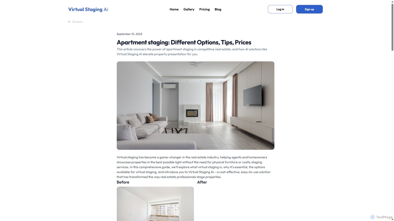 Apartment staging: Different Options, Tips, Prices for VirtualStagingAI