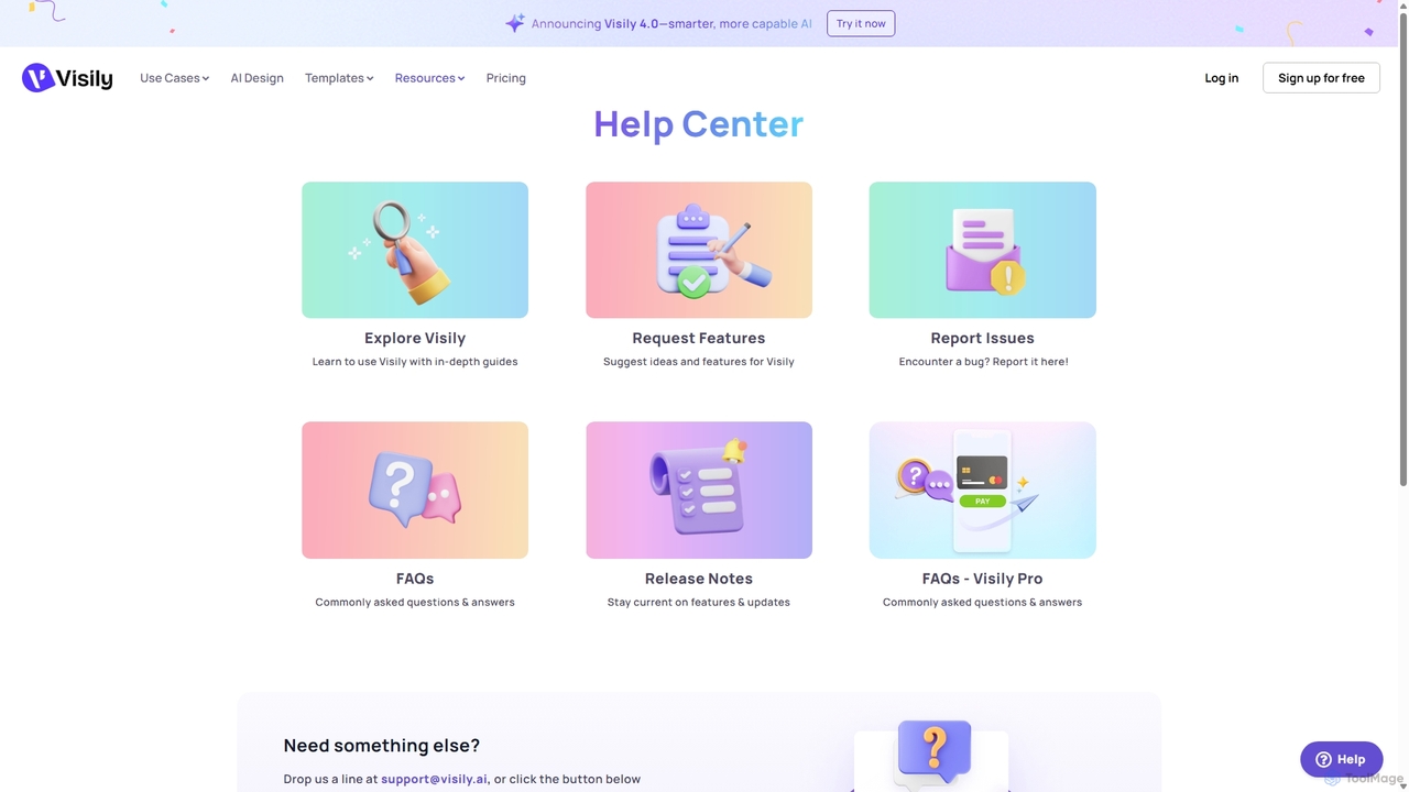 Visily Help Center: Answers to All Your Design Questions for Visily