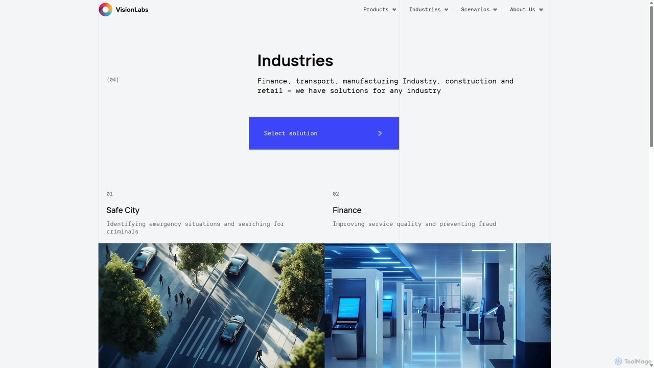 VisionLabs | Industries for VisionLabs