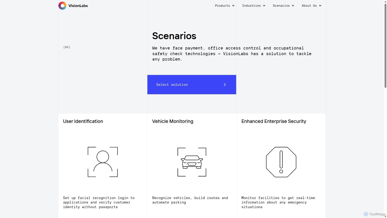 VisionLabs | Scenarios for VisionLabs