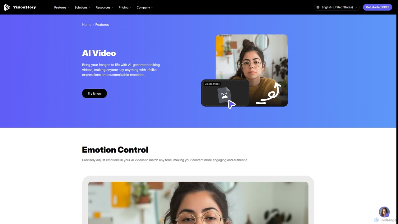 AI Video: Text and Image to Talking Video for VisionStory