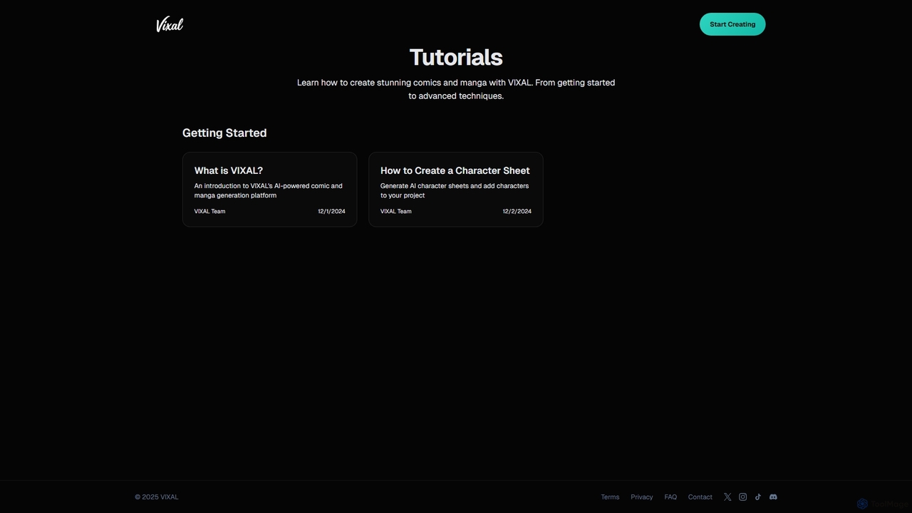 Tutorials | VIXAL - AI Manga, Manhwa & Comic Generation Guide for Vixal