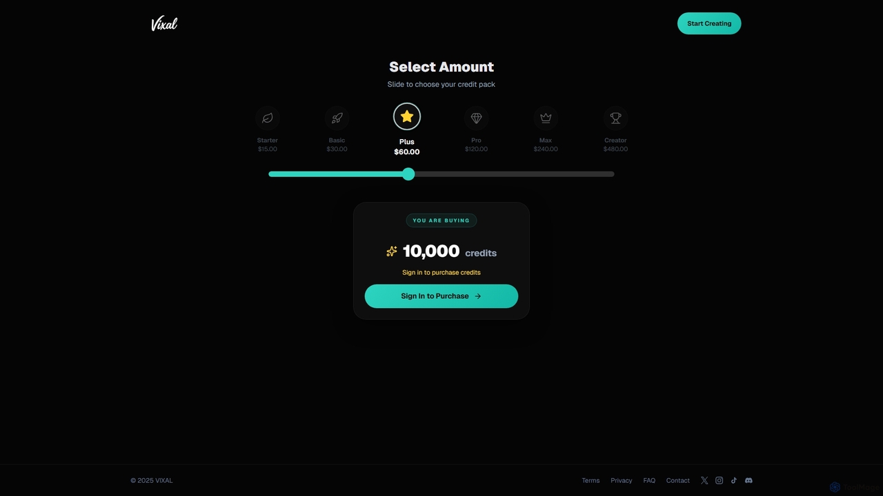 Pricing & Credits | VIXAL - AI Comic Generation Plans for Vixal