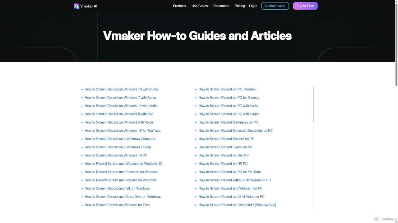 Vmaker How-to Guides and Articles for Vmaker