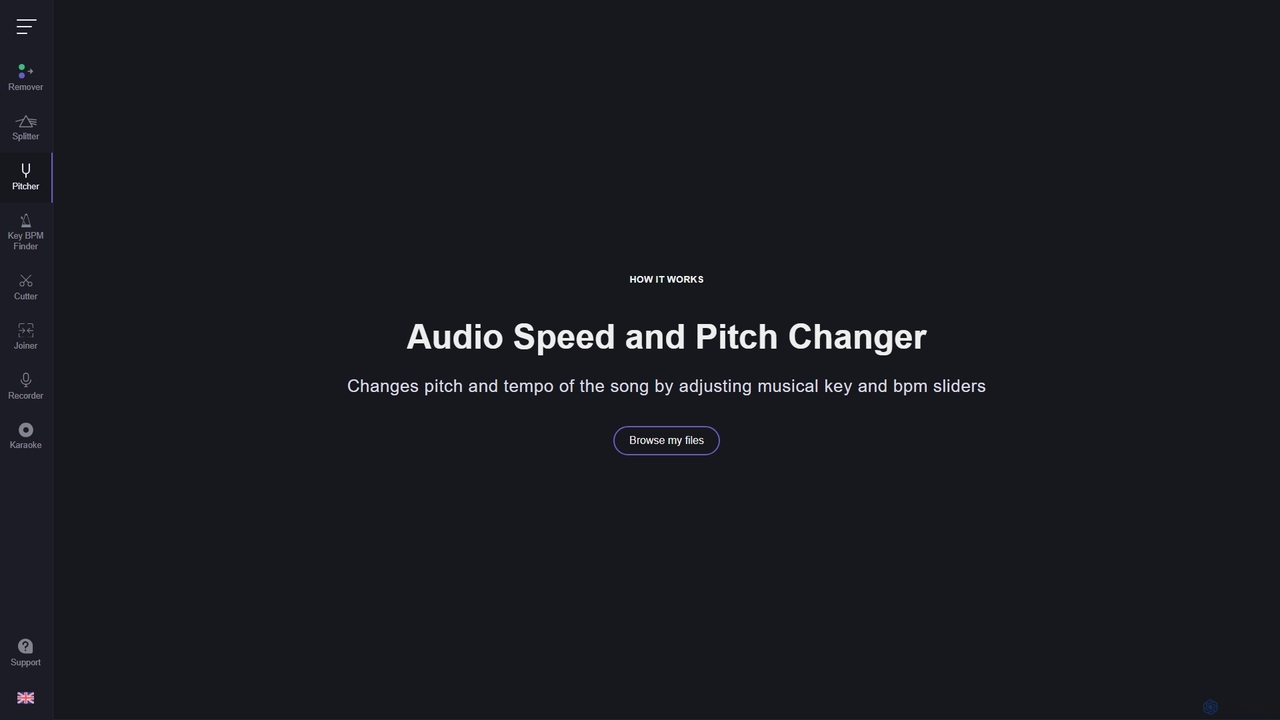Audio Speed and Pitch Changer — High Quality Pitch Shifter for Vocal Remover