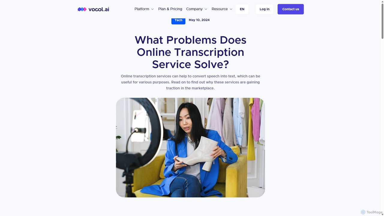 What Problems Does Online Transcription Service Solve? for Vocol.ai