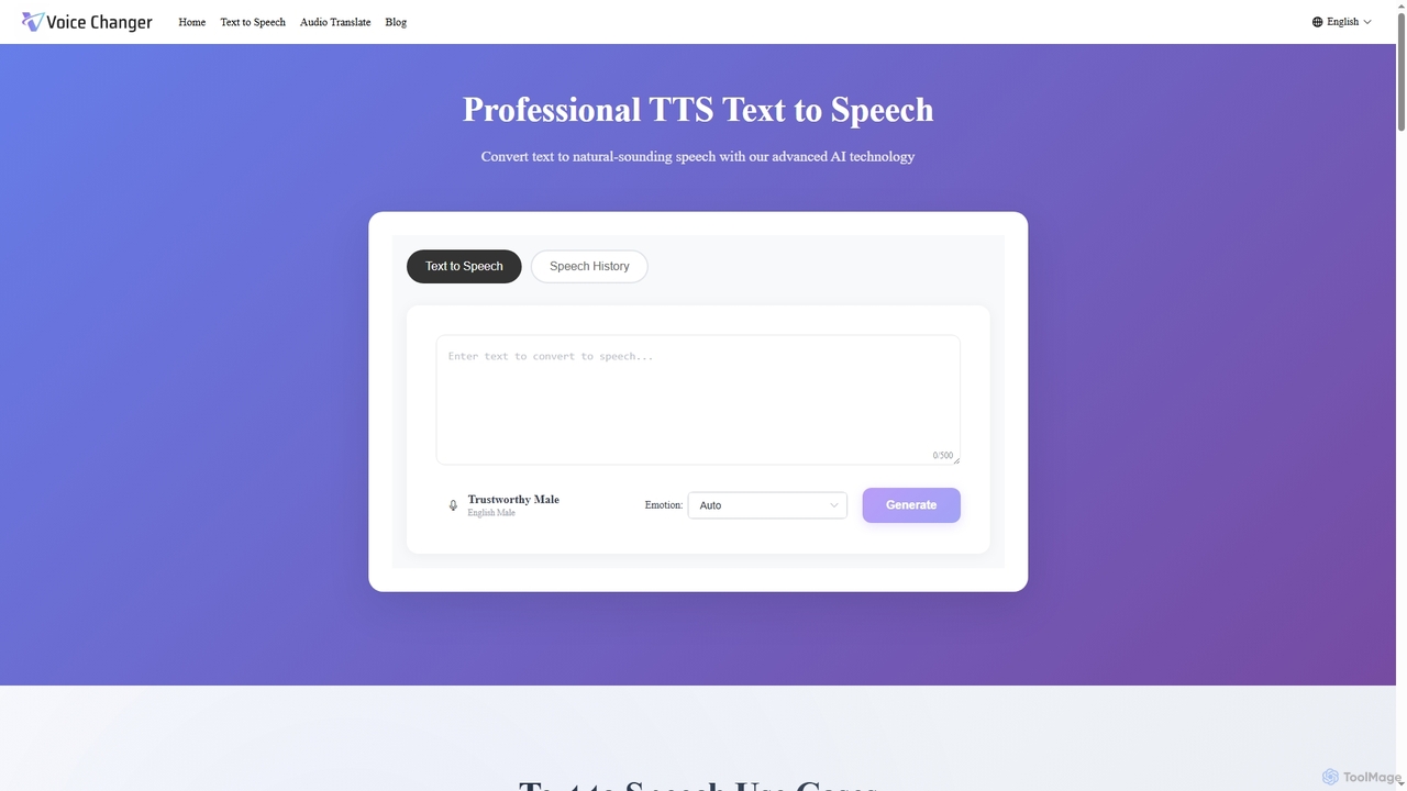 Free AI Text-to-Speech Generator | Natural Voices,No Sign-Up for Voice Changer