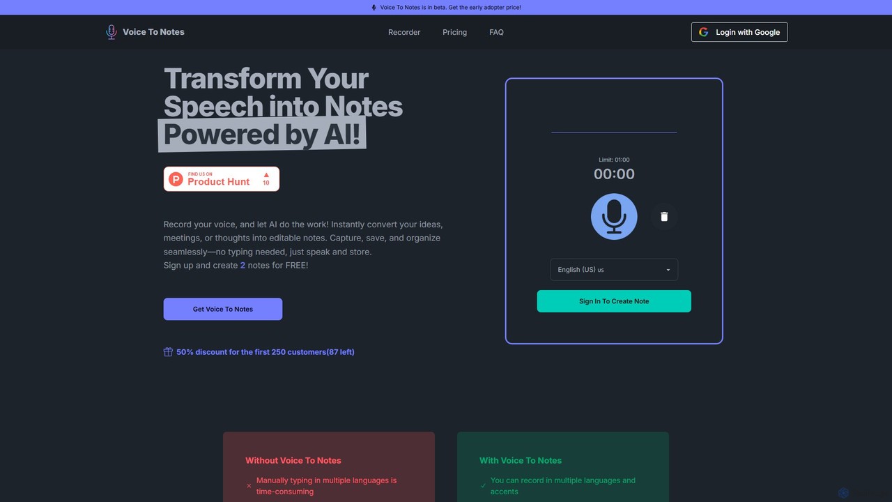 Voice To Notes