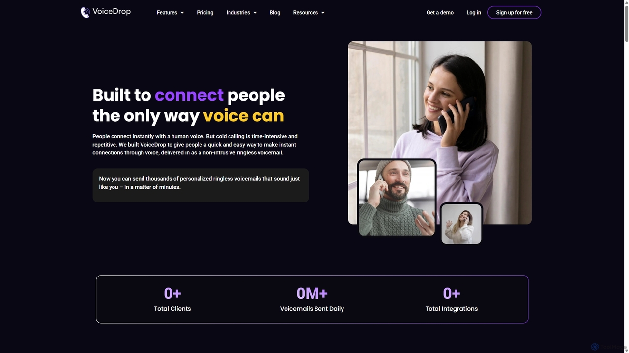 About VoiceDrop | AI Ringless Voicemail System for VoiceDrop