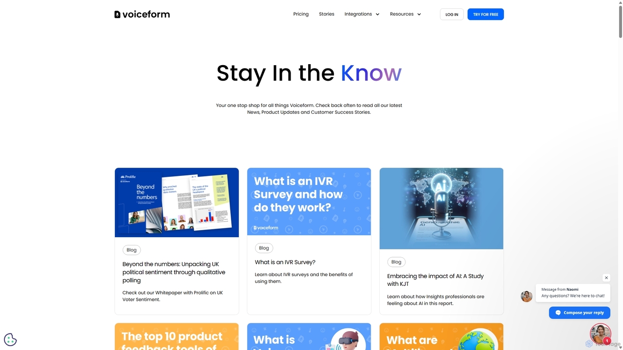 💬1 - Voiceform | Blog for Voiceform
