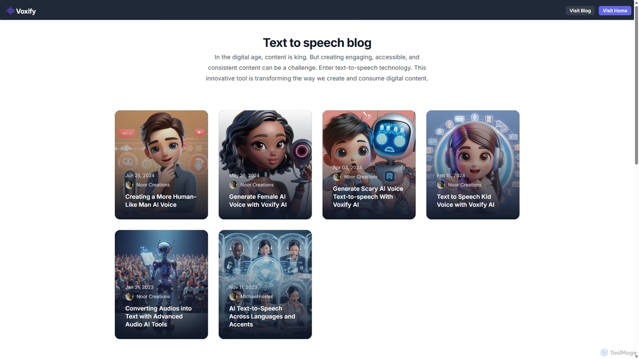 Text to speech blog | Voxify for Voxify