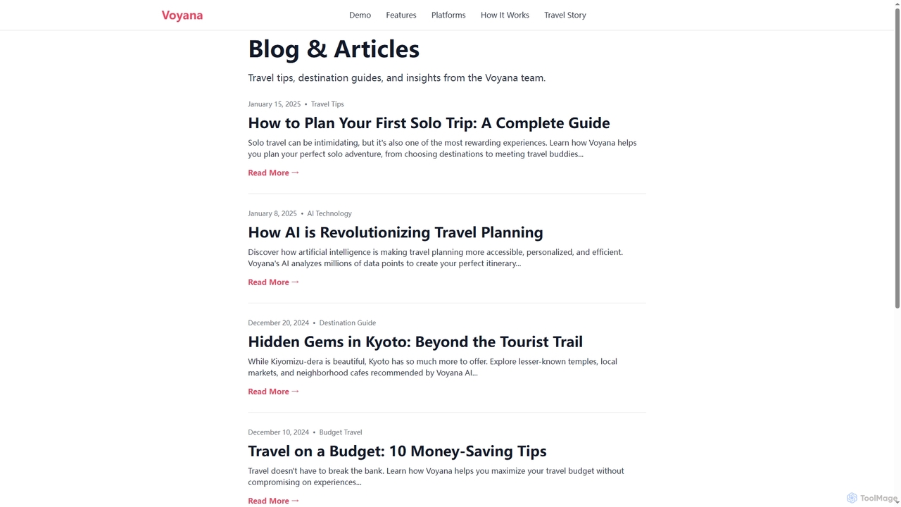 Travel Guide & AI Travel Tips | Voyana Blog for Voyana AI