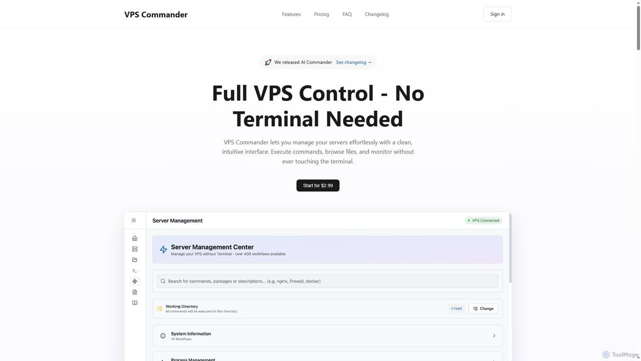 VPS Commander