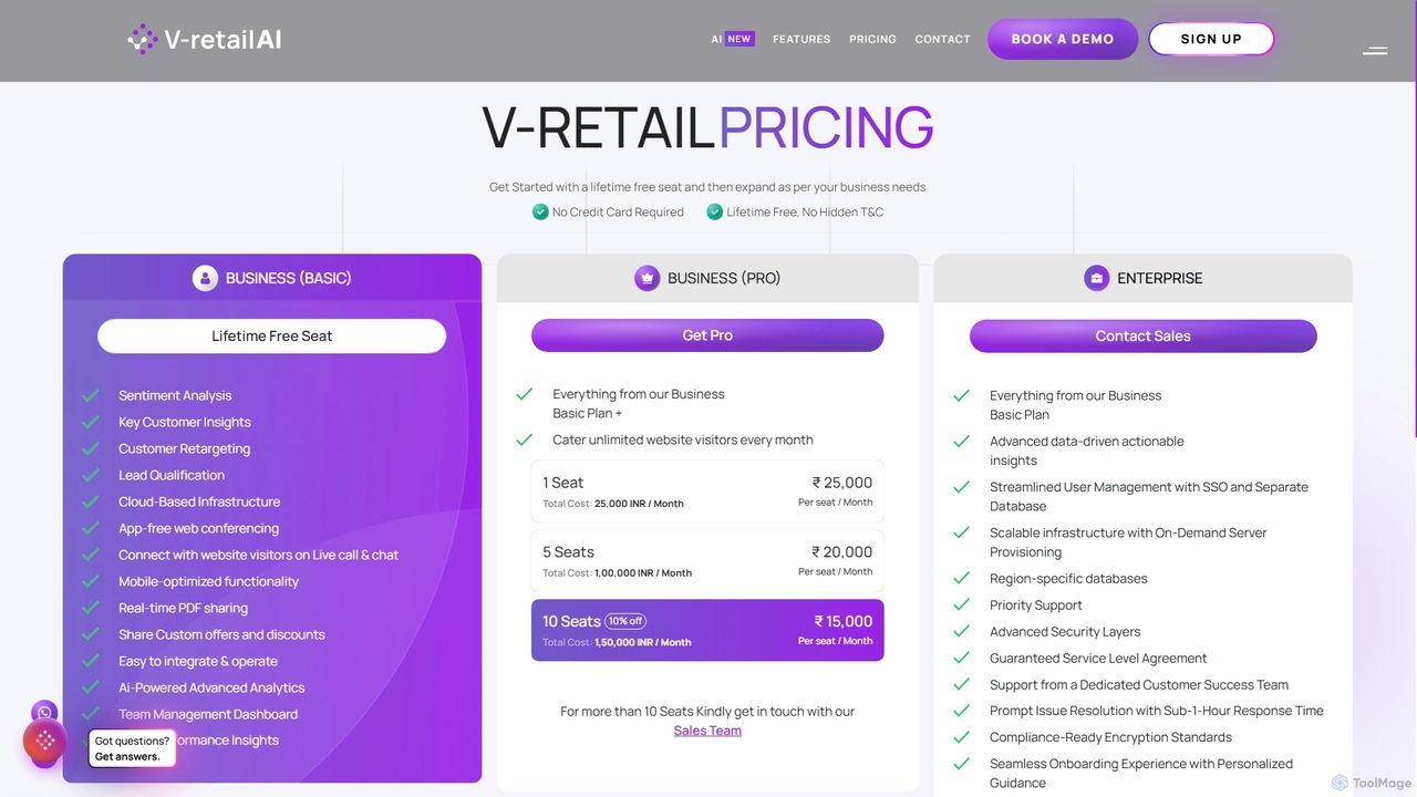 Online Sales Solutions - V-Retail Pricing for Vretail