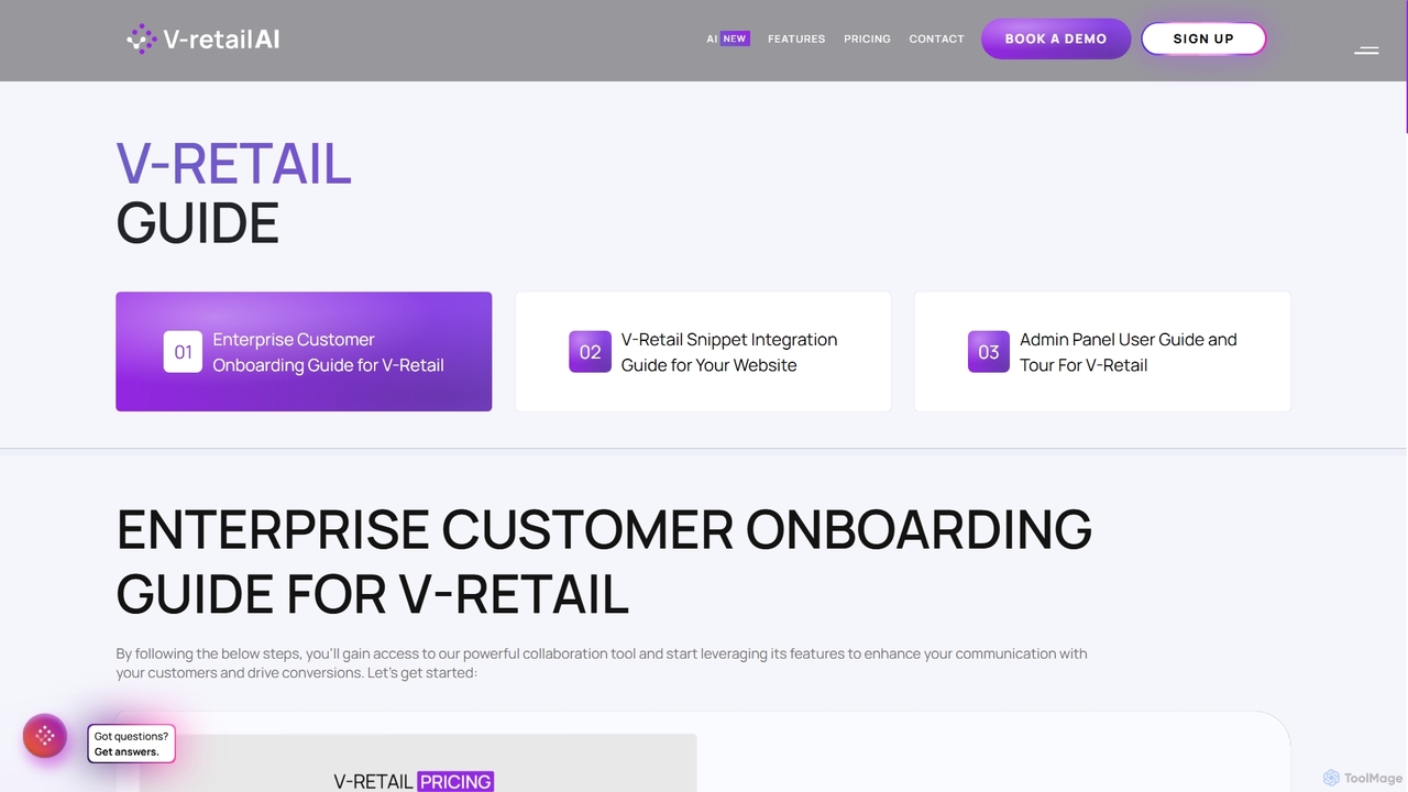 V - Retail Live Virtual Sales Demo Guide for Vretail