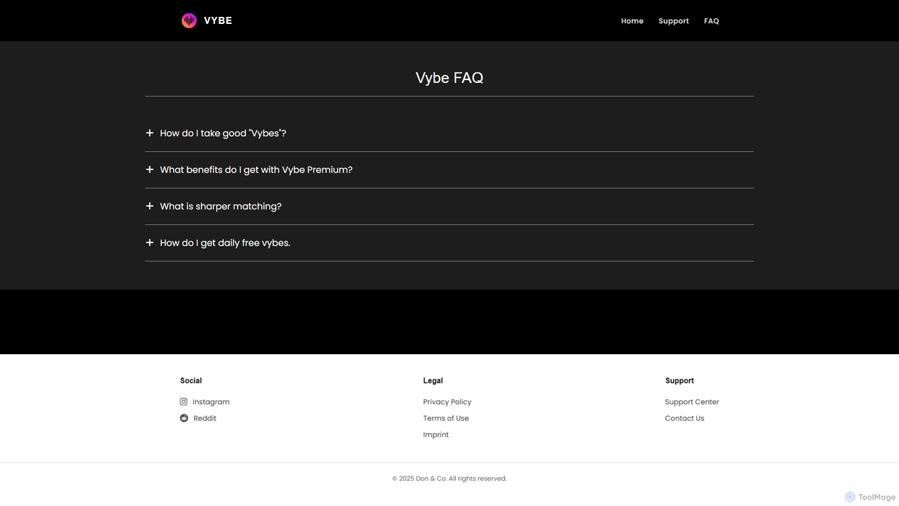 FAQ | VybeCam for Vybecam