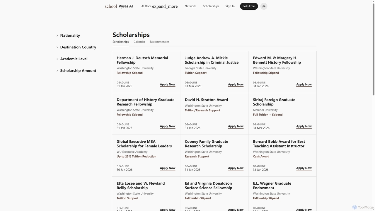 Vysas AI - Student Visa Application Guide for Vysas AI