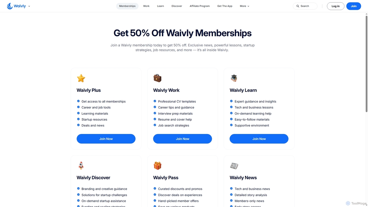 Get 50% Off Waivly Memberships | The Platform For The Future-Led | News, Jobs, Learning, Startups, Networking, Deals | Waivly for Waivly