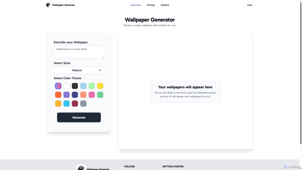 Generate | Design Your Wallpaper | wallpapergenerate.com for Wallpaper Generate