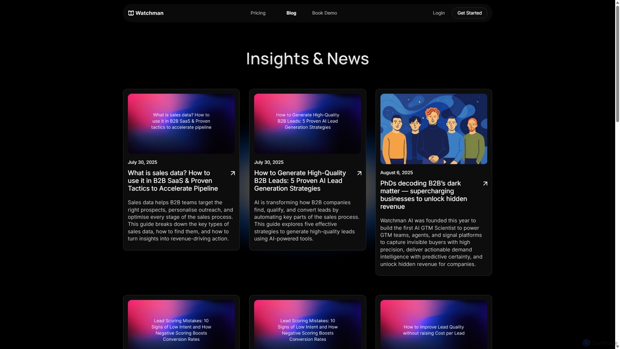 Blog for Watchman AI