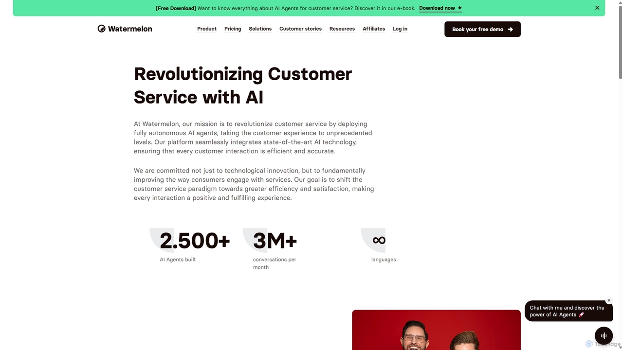 Revolutionizing customer service with AI | Watermelon for Watermelon