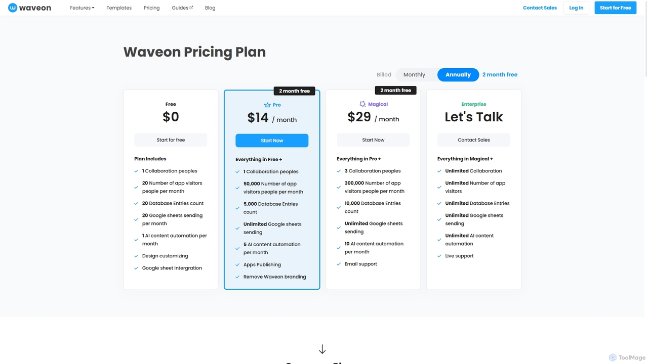 Pricing | Waveon for Waveon