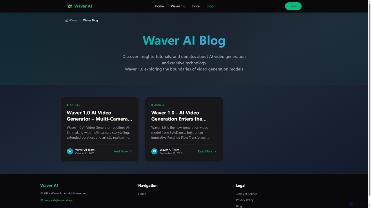 Waver AI Video Generator Blog for Waverai