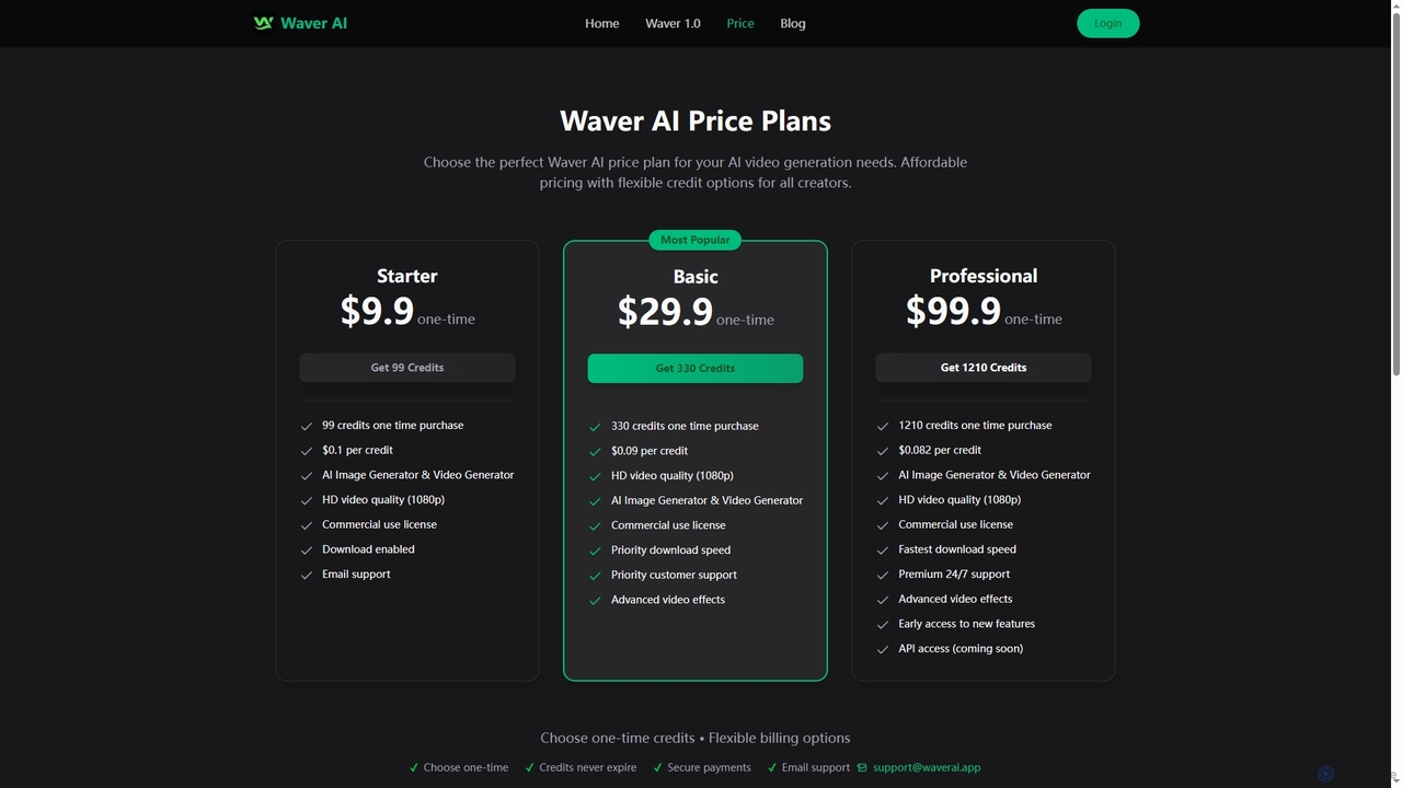 Waver AI – Next-Gen Ai Video Generator | Waver 1.0 for Waverai