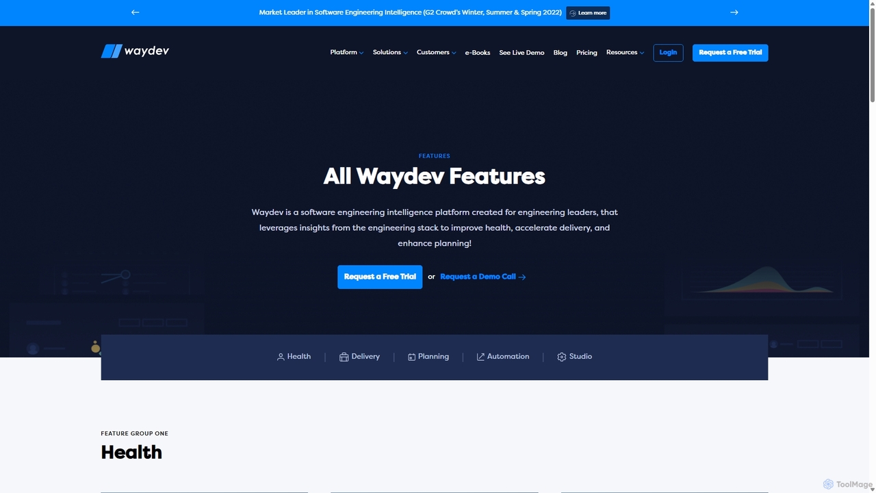 Features - Waydev for Waydev