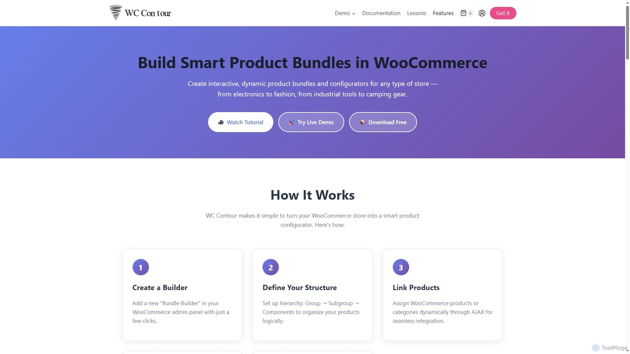 Features - Product Bundles Builder for WooCommerce for WC Contour