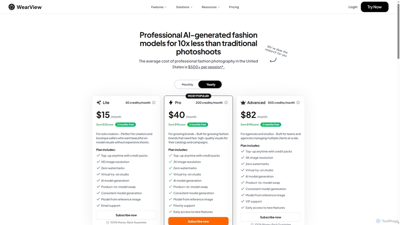 Pricing | WearView for WearView