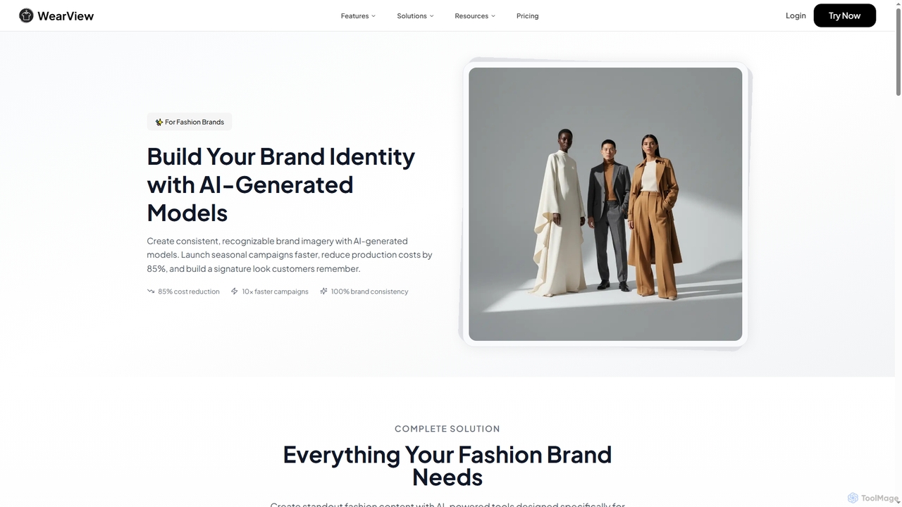AI Fashion Photography for Fashion Brands | WearView for WearView