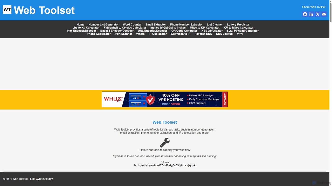 Web Toolset