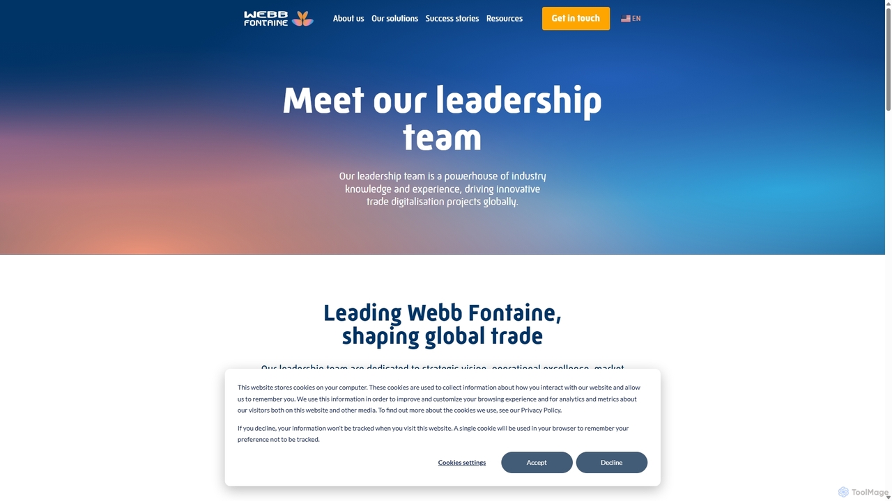 About us | Meet our leadership team at Webb Fontaine for Webb Fontaine