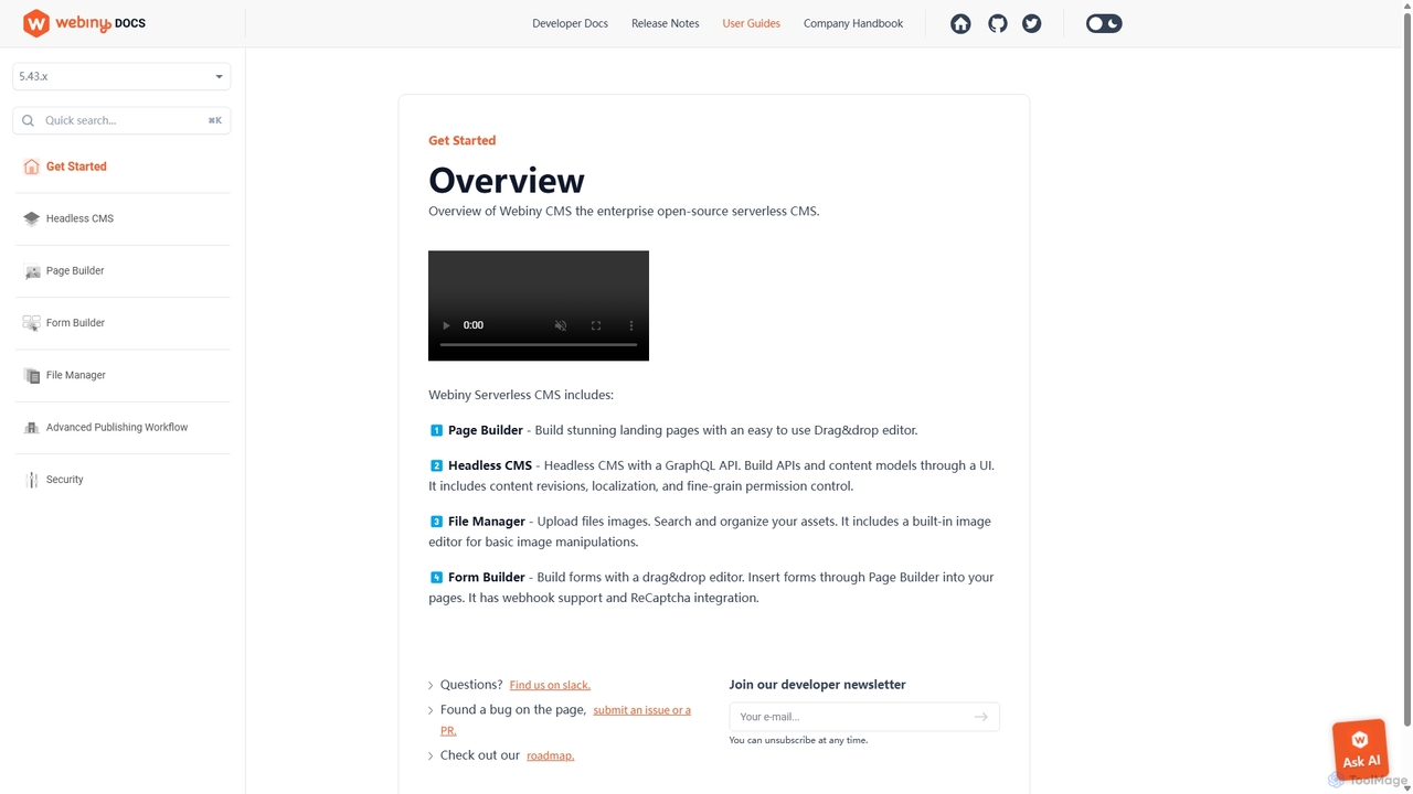 Overview | Get Started | Webiny Docs for Webiny