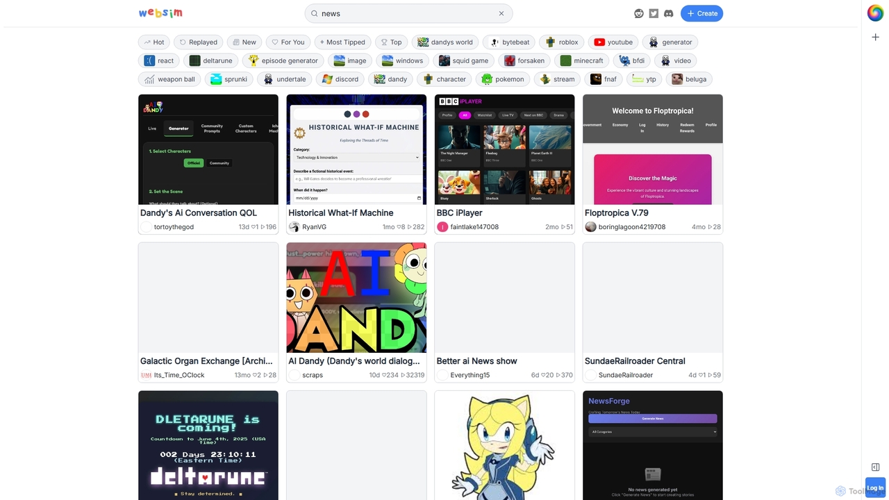 Websim for Websim
