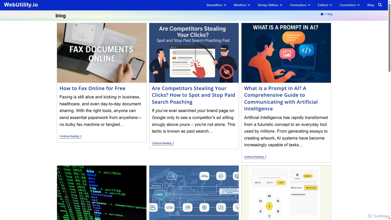 blog Archives - WebUtility.io for Webutility